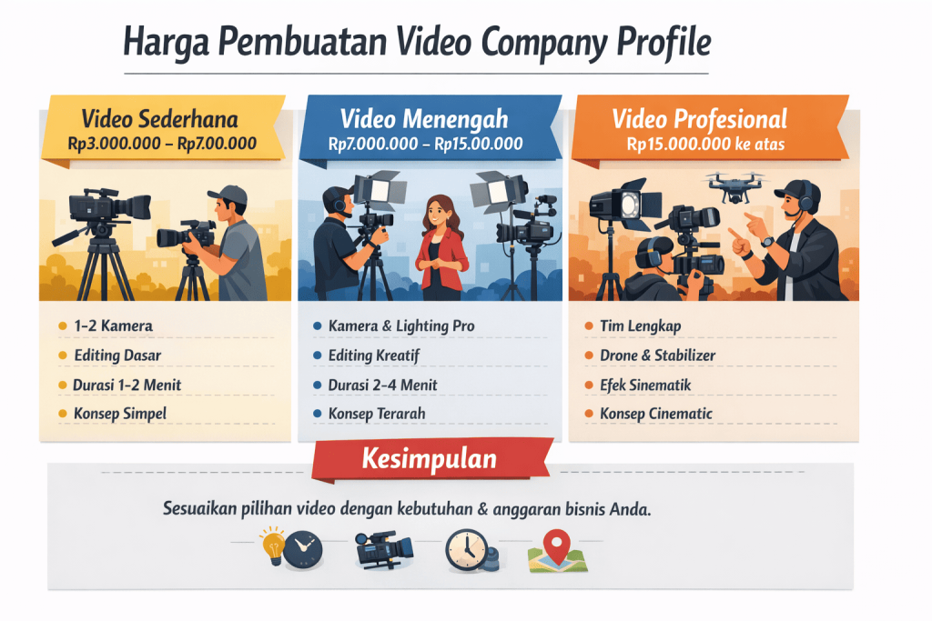 harga pembuatan video company