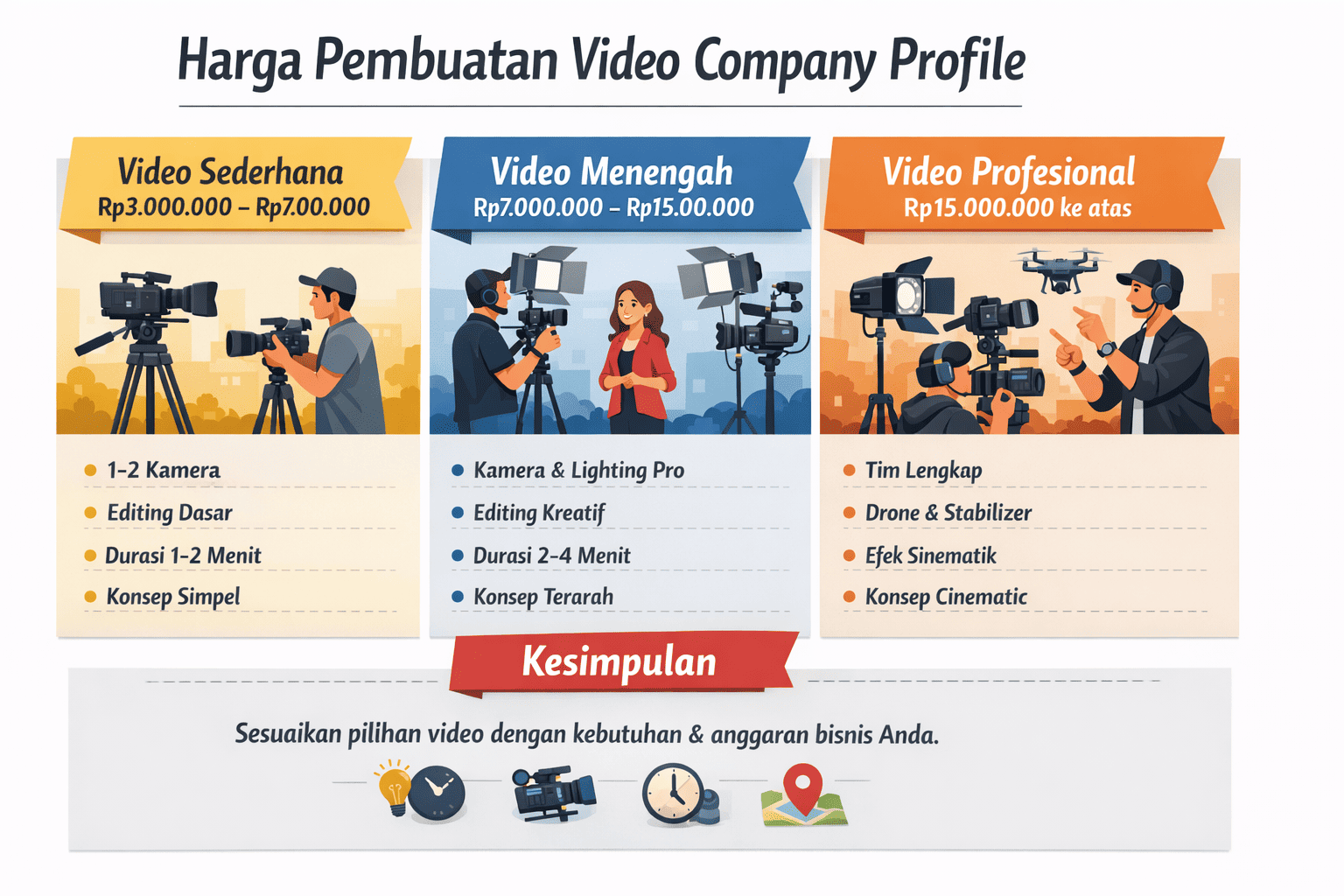 harga pembuatan video company