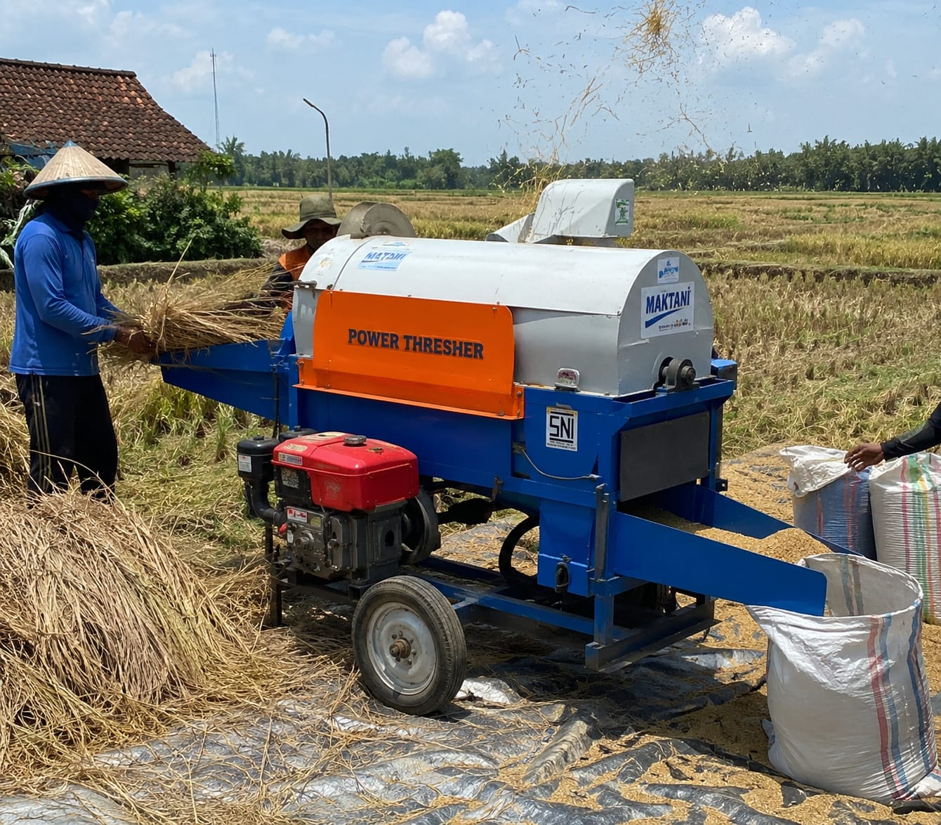 cara memilih power thresher