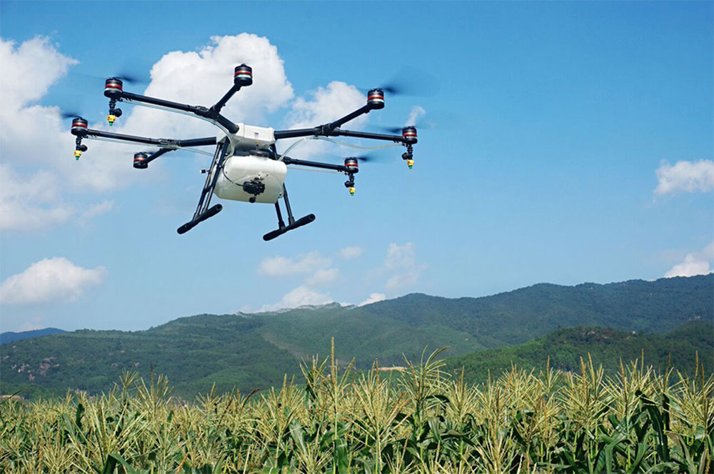 apakah drone sprayer cocok lahan luas