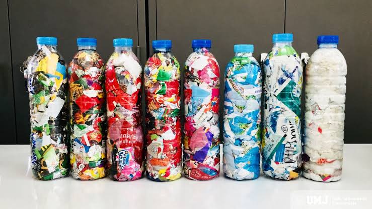 plastik bekas bisa dibuat apa